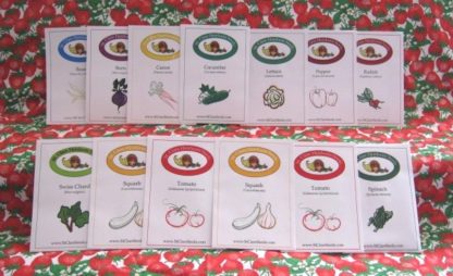 Container Vegetable Garden Seed Collection - St. Clare Heirloom Seeds